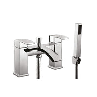Scudo Descent Bath Shower Mixer Tap with Handset - Chrome