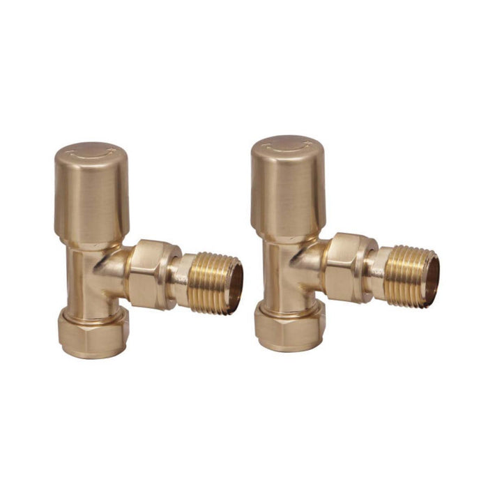 Scudo Angled 15mm Radiator Valves (Pair)