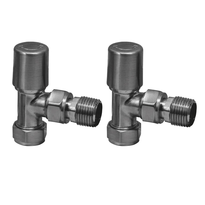 Scudo Angled 15mm Radiator Valves (Pair)
