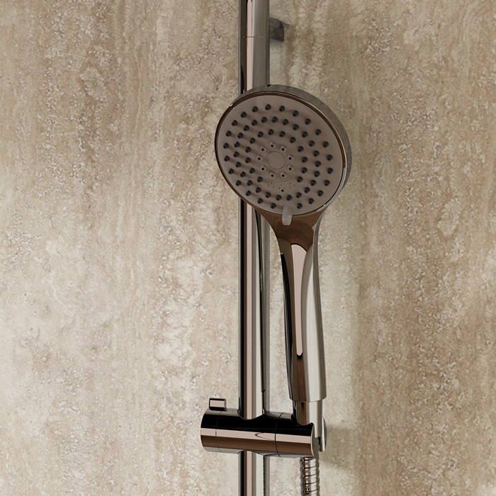 Crosswater Wisp Shower Head With Three Spray Patterns HP - Chrome