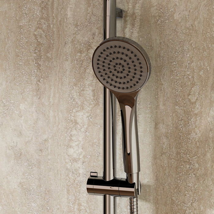 Crosswater Wisp Shower Head With Single Spray Pattern - Chrome