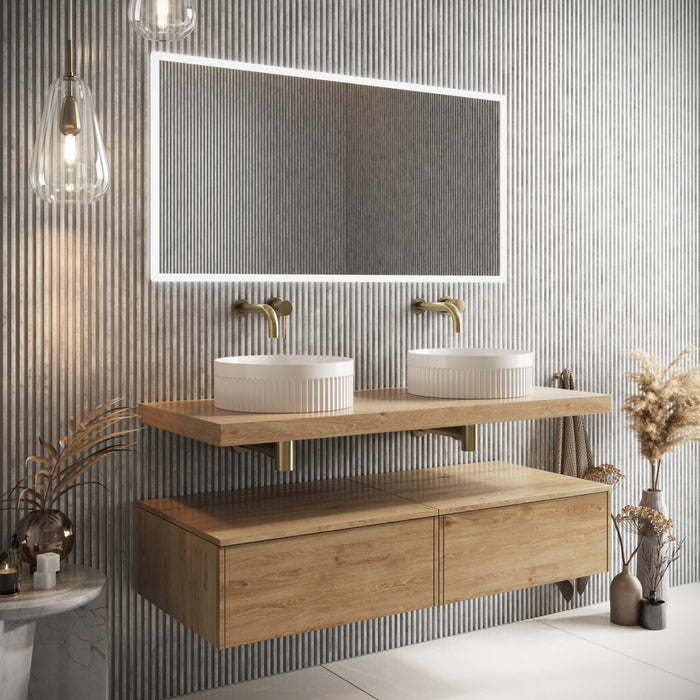 Scudo Shelph Wall Hung Basin Vanity Shelf with Heavy Duty Brackets