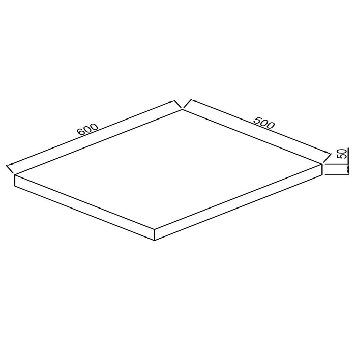Scudo Shelph Wall Hung Basin Vanity Shelf with Heavy Duty Brackets