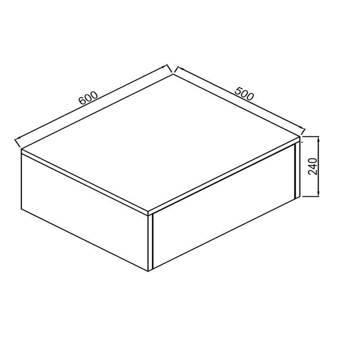 Scudo Shelph Push-to-Open Wall Hung Drawer Unit