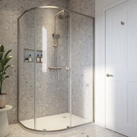 Sonas Living 8mm Single Door Offset Quadrant Shower Enclosure