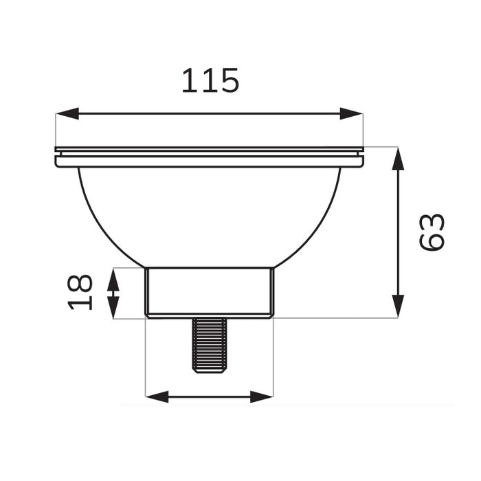 Sonas Strata Basket Strainer Waste with Pull Out Basket