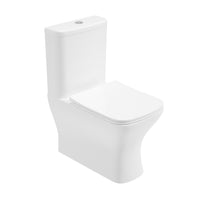 Sonas Score Rimless Fully Shrouded Close Coupled Toilet with Soft Close Seat