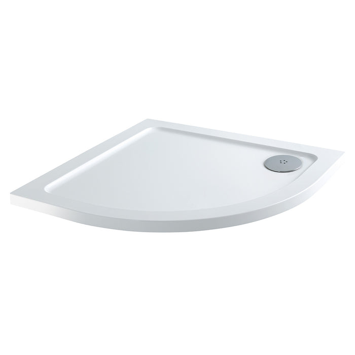 Scudo Riva Quadrant Shower Tray with Waste - White