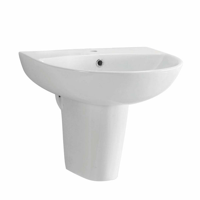 Scudo Deia/Belini Basin with Semi Pedestal 1 Tap Hole