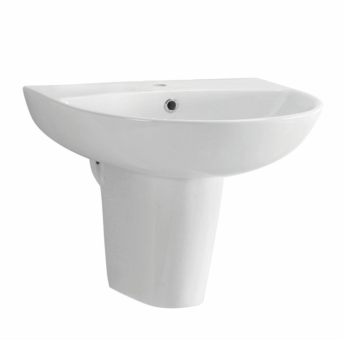 Scudo Deia/Belini Basin with Semi Pedestal 1 Tap Hole
