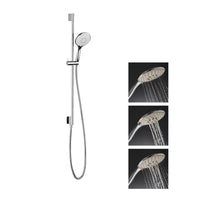 Crosswater Svelte Shower Rail With Integrated Wall Outlet - Chrome