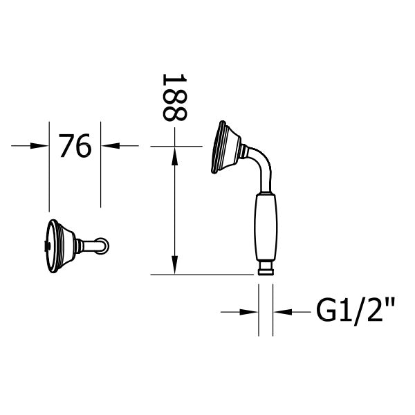 Crosswater Belgravia 1 Outlet Exposed Shower Valve With Kit