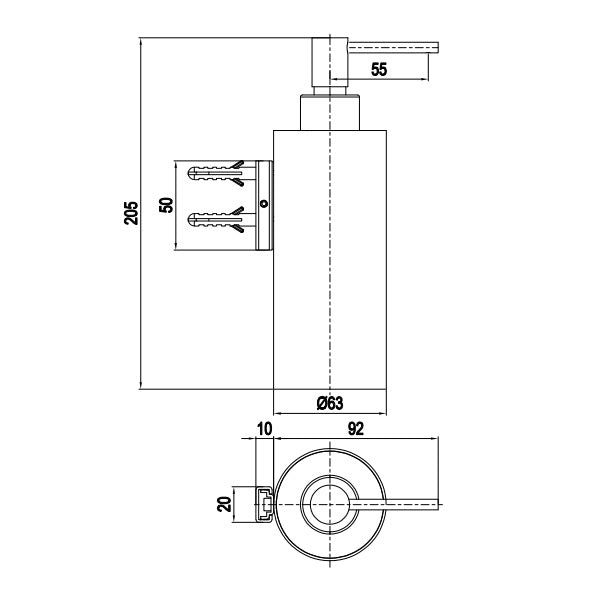 Crosswater 3ONE6 Soap Dispenser