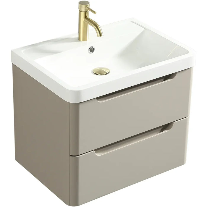Tailored Monza 2 Drawer Wall Hung Vanity Unit with Basin