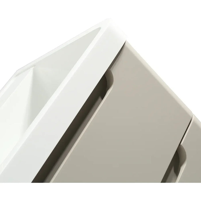 Tailored Monza 2 Drawer Wall Hung Vanity Unit with Basin