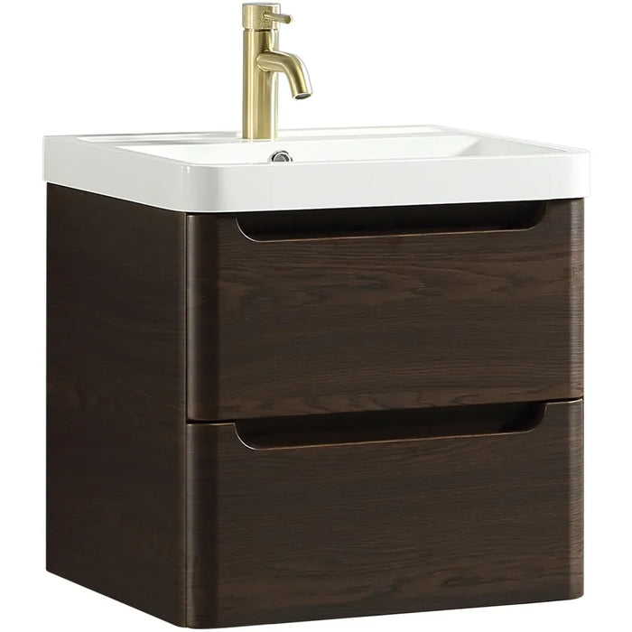Tailored Monza 2 Drawer Wall Hung Vanity Unit with Basin