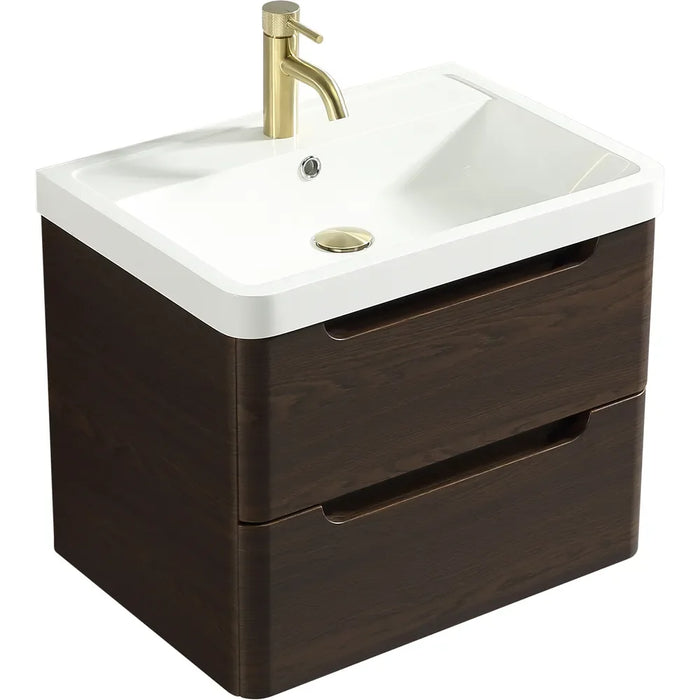 Tailored Monza 2 Drawer Wall Hung Vanity Unit with Basin