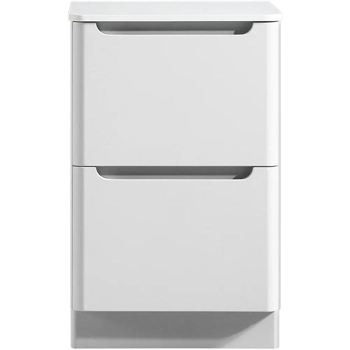Tailored Monza 2 Drawer Floorstanding Vanity Unit with Sintered Stone Countertop