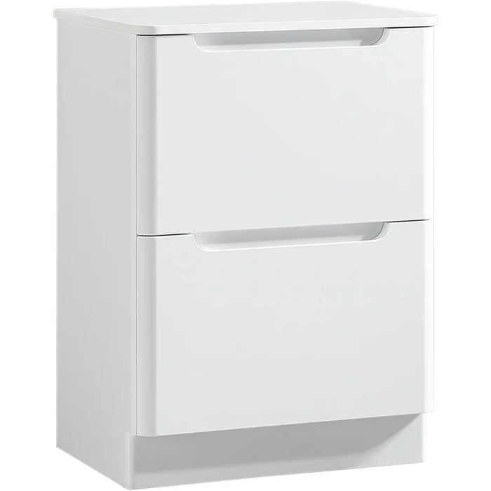 Tailored Monza 2 Drawer Floorstanding Vanity Unit with Sintered Stone Countertop