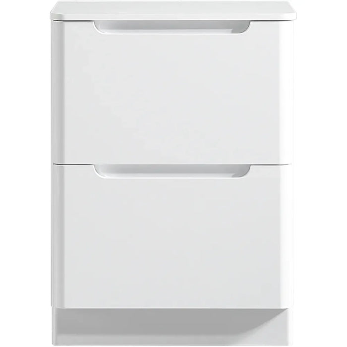 Tailored Monza 2 Drawer Floorstanding Vanity Unit with Sintered Stone Countertop