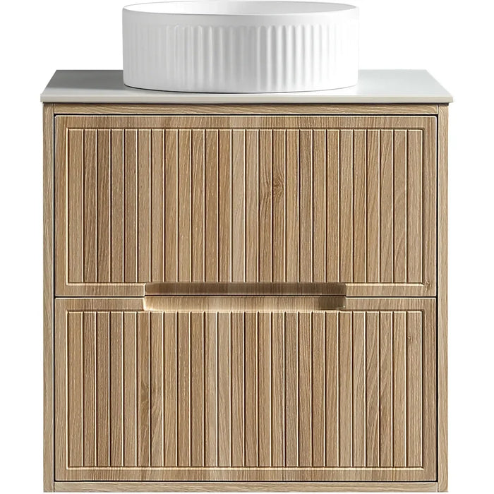 Tailored Bolzana 2 Drawer Wall Hung Vanity Unit with Sintered Stone Countertop