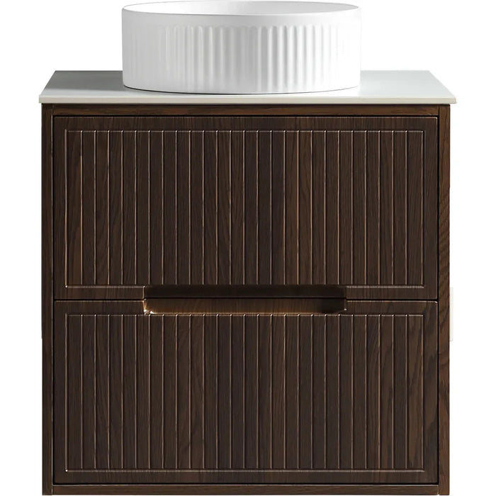 Tailored Bolzana 2 Drawer Wall Hung Vanity Unit with Sintered Stone Countertop