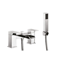 Scudo Victoria Bath Shower Mixer Tap with Handset - Chrome