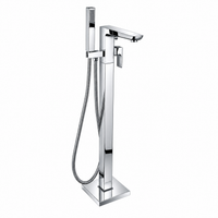 Scudo Muro Freestanding Bath Shower Mixer Tap