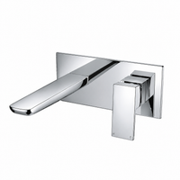 Scudo Muro Wall Mounted Basin Mixer Tap