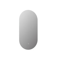 Tailored Raffy Illuminated Backlit LED Oval Touch Mirror 400mm x 800mm