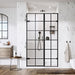 Roman Liberty Recessed Grid Hinged Shower Door