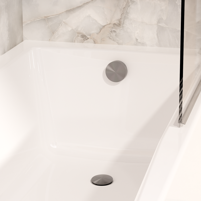Crosswater 3ONE6 Bath Filler With Click Clack Waste Extended