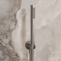 Crosswater 3ONE6 Design Shower Handset, Hose & Wall Outlet Stainless Steel