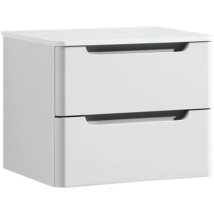 Tailored Monza 2 Drawer Wall Hung Vanity Unit with Sintered Stone Countertop