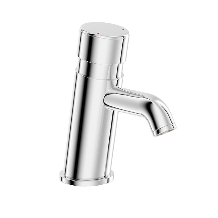 Sonas Non Concussive Self-Closing Basin Mixer Tap - Chrome