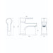 Sonas Core Basin Mixer Tap with Free Waste - Chrome