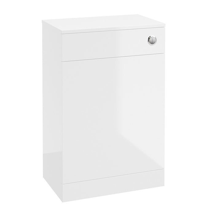 Sonas Strata 500mm WC Unit & Cistern with Chrome Flush Button
