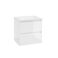 Sonas Source 2 Drawer Wall Hung Vanity Unit with Basin