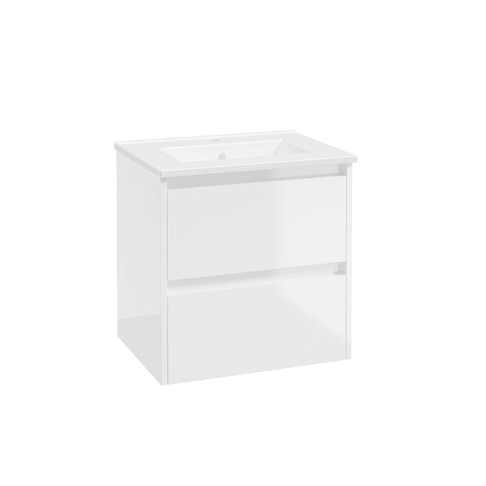 Sonas Source 2 Drawer Wall Hung Vanity Unit with Basin