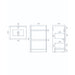 Sonas Source 2 Drawer Floorstanding Vanity Unit with Basin