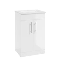 Sonas Strata 2 Door Floorstanding Vanity Unit with Basin & Handles