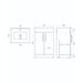 Sonas Strata 2 Door Floorstanding Vanity Unit with Basin & Handles