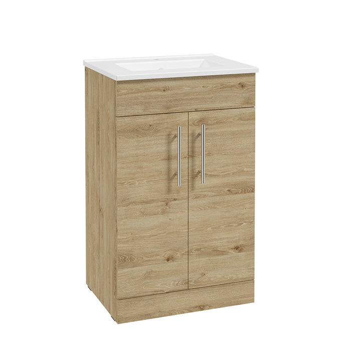 Sonas Strata 2 Door Floorstanding Vanity Unit with Basin & Handles