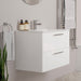 Sonas Strata 2 Drawer Wall Hung Vanity Unit with Basin & Handles