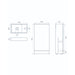 Sonas Strata 500mm 1 Door Floorstanding Cloakroom Vanity Unit with Basin