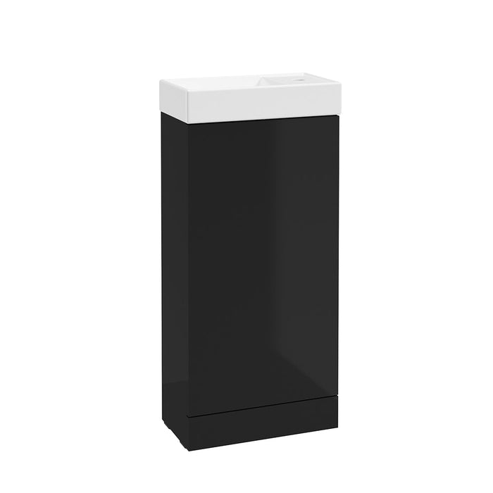 Sonas Strata 500mm 1 Door Floorstanding Cloakroom Vanity Unit with Basin