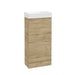 Sonas Strata 500mm 1 Door Floorstanding Cloakroom Vanity Unit with Basin