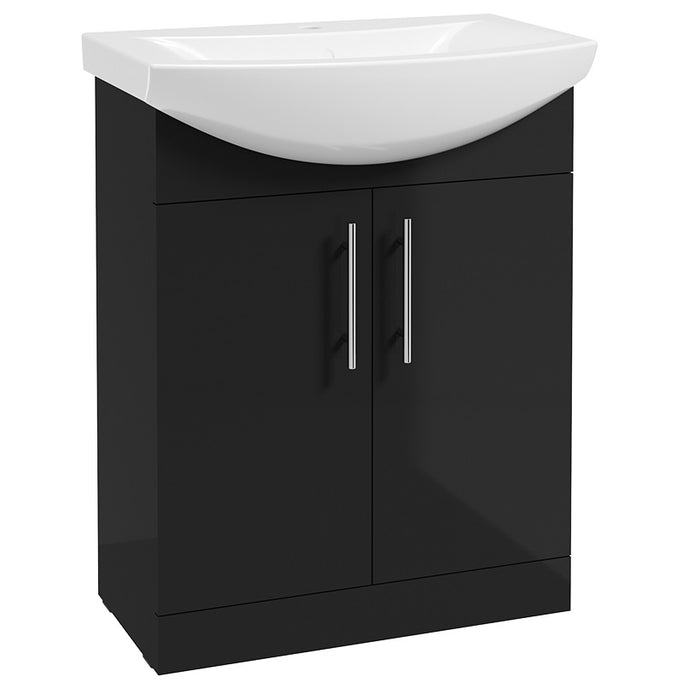 Sonas Strata Classic 2 Door Floorstanding Vanity Unit with Basin & Handles