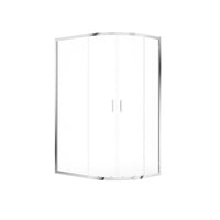 Sonas Strata 6mm Double Door Offset Quadrant Shower Door - Chrome
