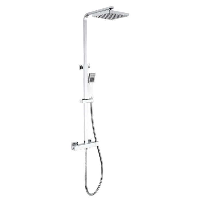 Sonas Strata Square Thermostatic Shower Kit - Chrome
